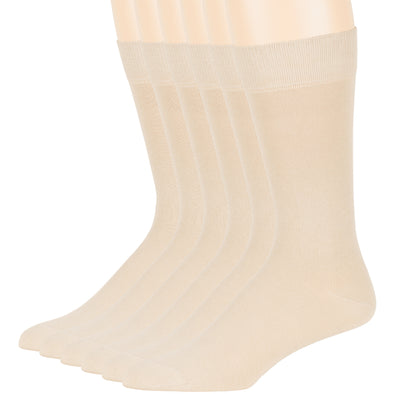 men-cotton-socks-6-pack-crew-large-10-13-light beige