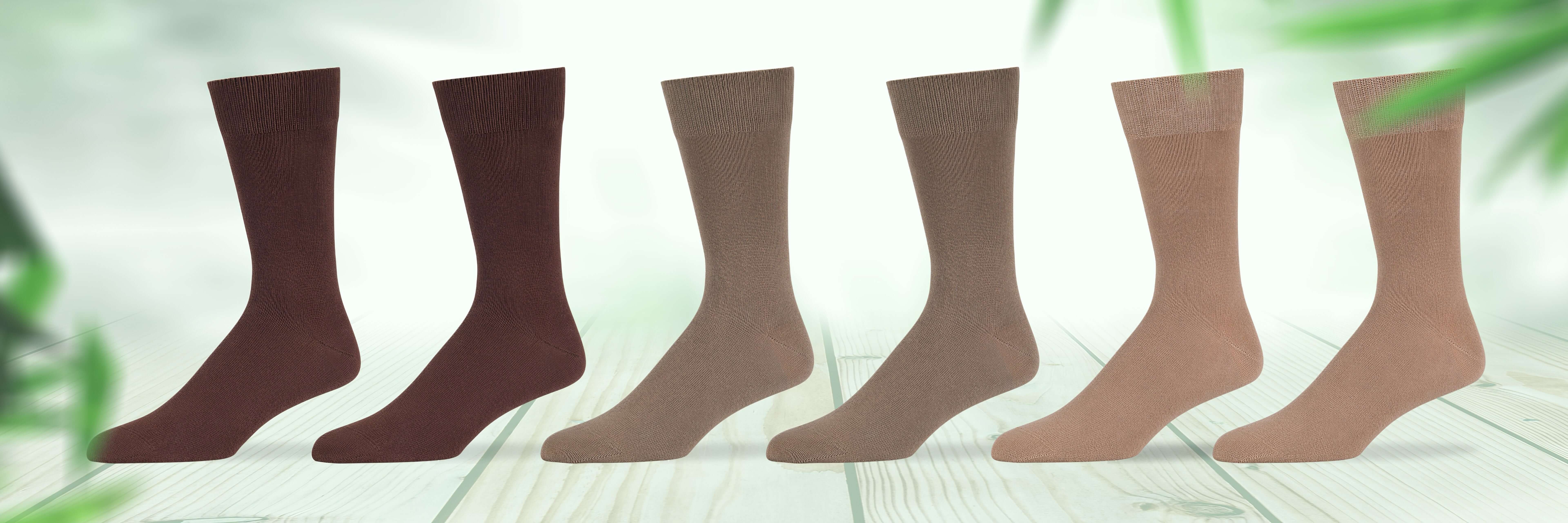 Men's Bamboo Solid Socks – Comfort Meets Style
