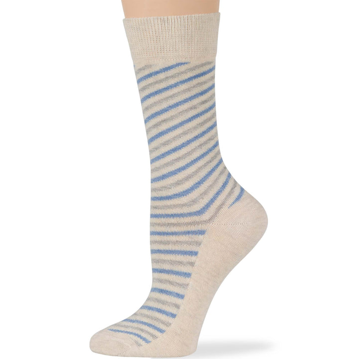 women-cotton-crew-fun-sock-4 pack-large-indian-geometric-patterns-grey-charcoal-sand-blue