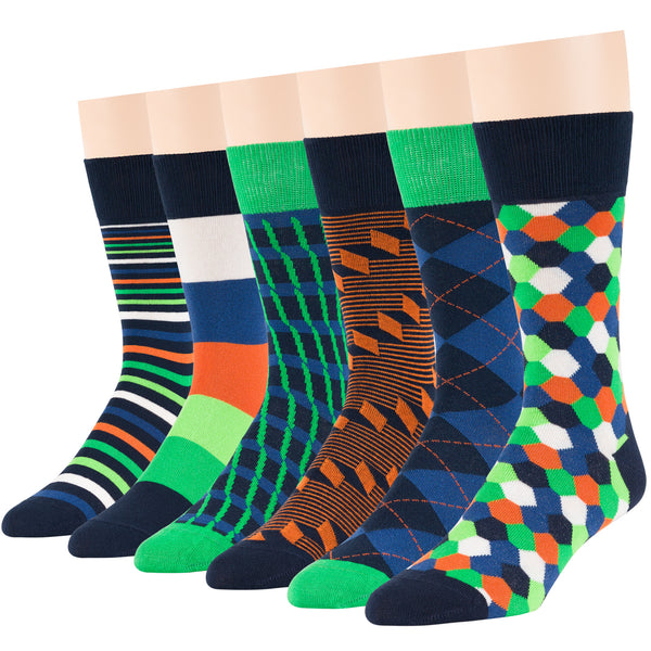 men-cotton-novelty-sock-6-pack-diamond-argyle-stripes-large-navy-blue-green
