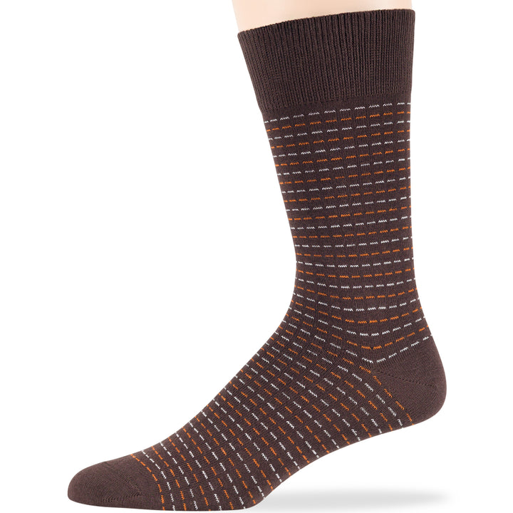 men-cotton-dress-socks-6-pack-large-argyle-polka-dot-stripes-dark-brown