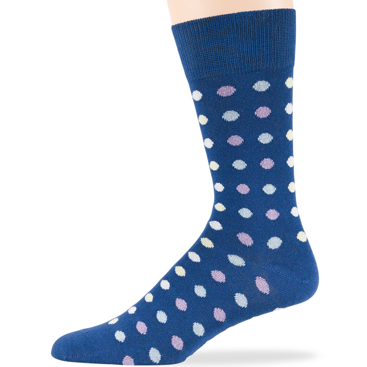 men-cotton-novelty-sock-6-pack-diamond-hexagon-polka-dot-striped-large-estate-blue