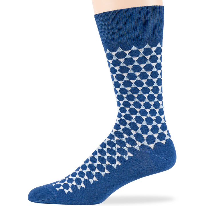 men-cotton-novelty-sock-6-pack-diamond-hexagon-polka-dot-striped-large-estate-blue