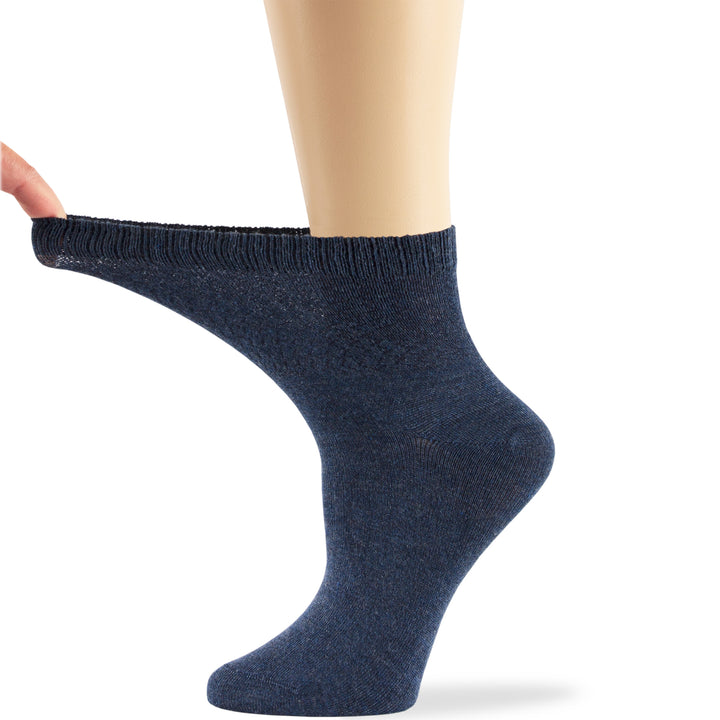 women-bamboo-diabetic-ankle-socks-4-pack-large-(10-12)-light-navy
