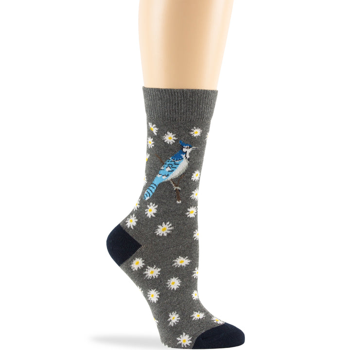 women-novelty-cotton-calf-socks-4 pack-large-bluebird-grey