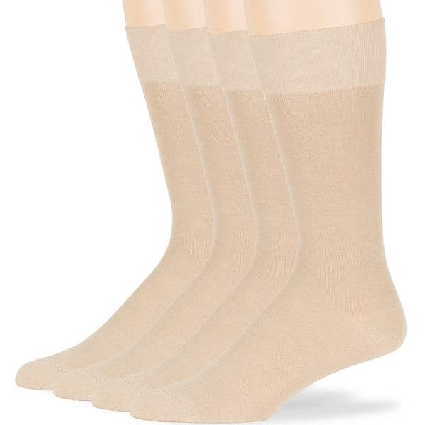 men-bamboo-dress-socks-4-pack-mid-calf-large-10-13-light-beige