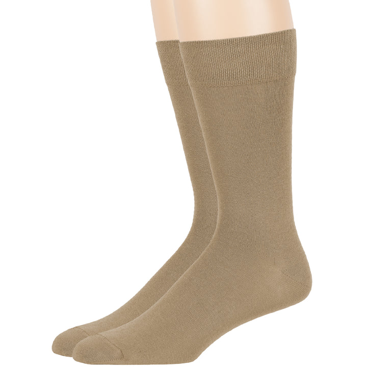 men-cotton-socks-6-pack-crew-large-10-13-brown-beige-light-beige 