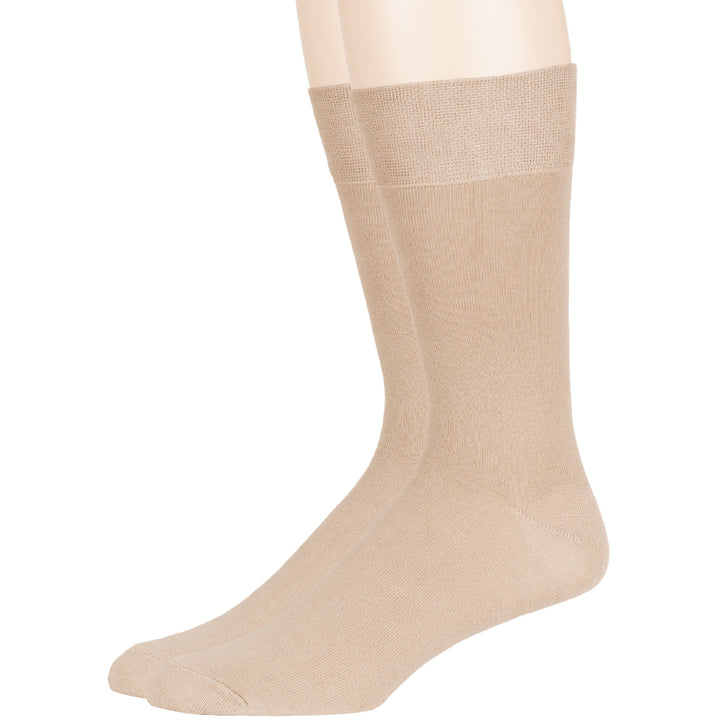 men-cotton-socks-6-pack-crew-large-10-13-brown-beige-light-beige 