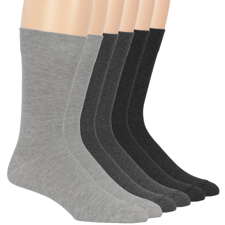 men-cotton-socks-6-pack-crew-large-10-13-charcoal-dark-grey-grey