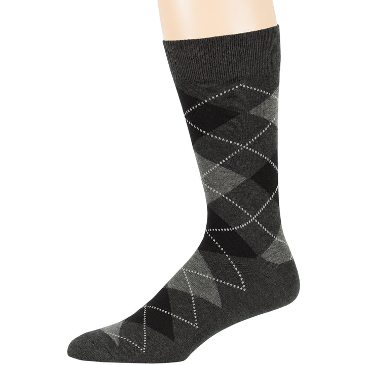 men-cotton-dress-socks-6-pack-crew-large-10-13-argyle-patterned-charcoal