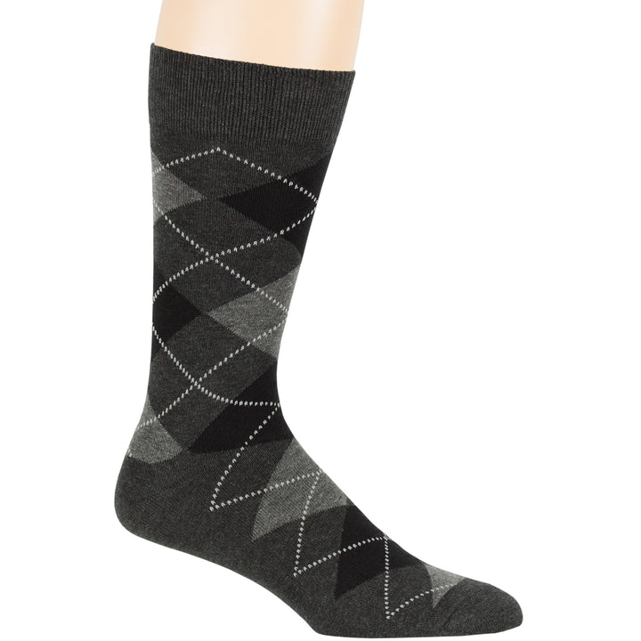 men-cotton-dress-socks-6-pack-crew-large-10-13-argyle-patterned-charcoal