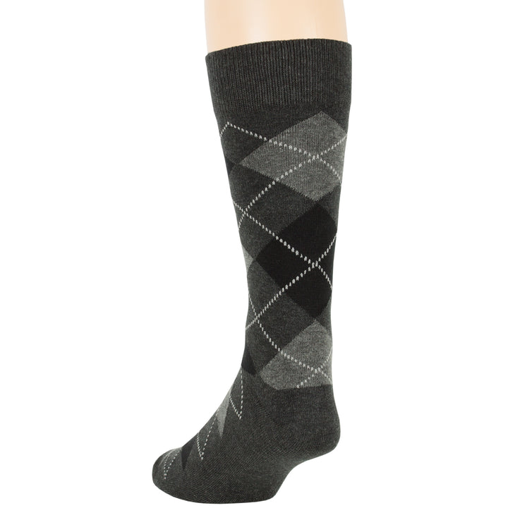 men-cotton-dress-socks-6-pack-crew-large-10-13-argyle-patterned-charcoal