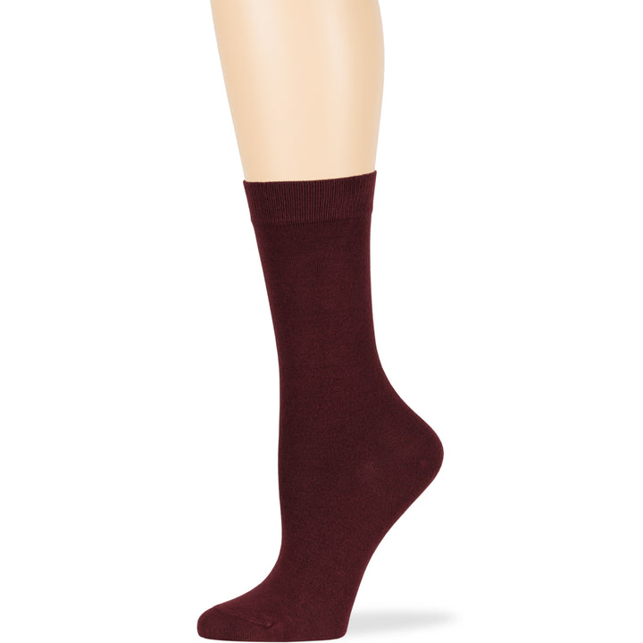 women-bamboo-socks-4-pack-crew-large-10-12-burgundy