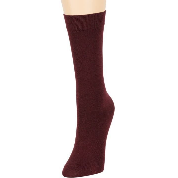 women-bamboo-socks-4-pack-crew-large-10-12-burgundy