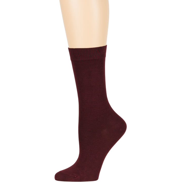 women-bamboo-socks-4-pack-crew-large-10-12-burgundy