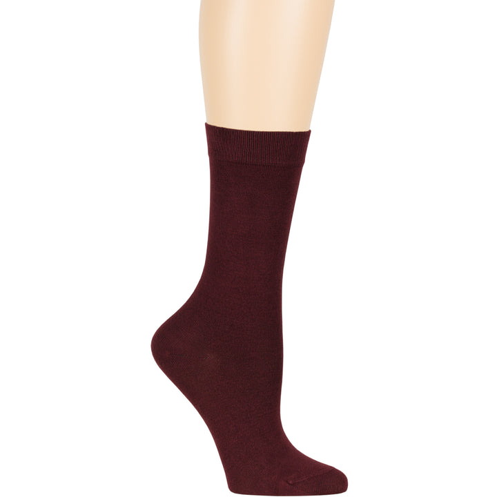 women-bamboo-socks-4-pack-crew-large-10-12-burgundy