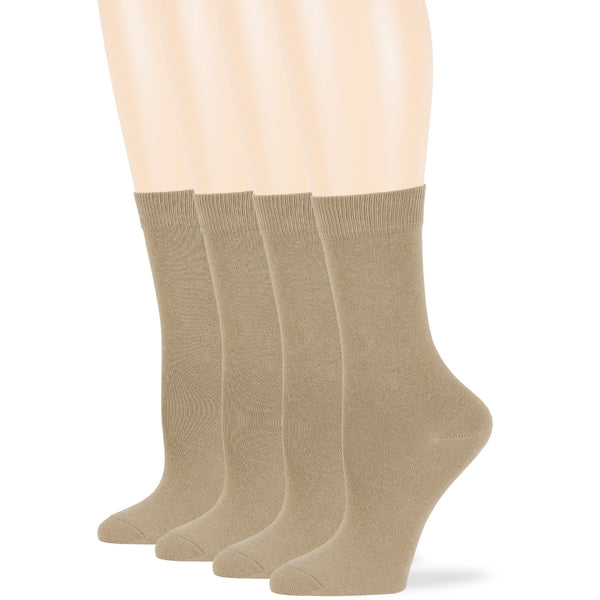 women-cotton-socks-4-pack-large-10-12-crew-beige