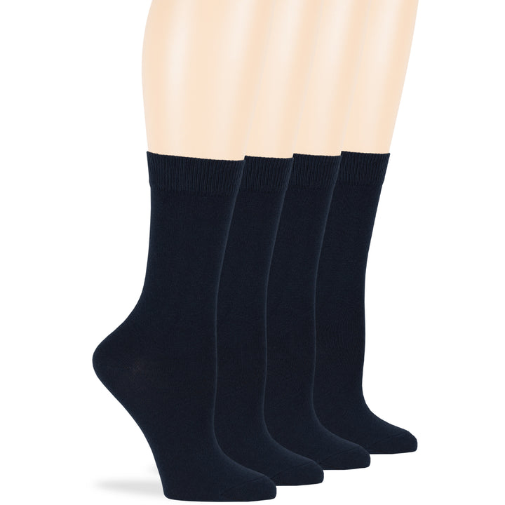 women-cotton-socks-4-pack-large-10-12-crew-dark-navy